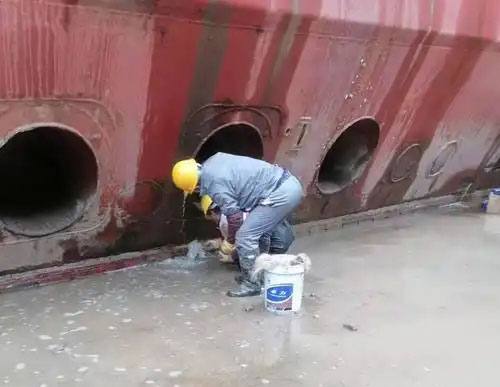 石河镇船坞堵漏